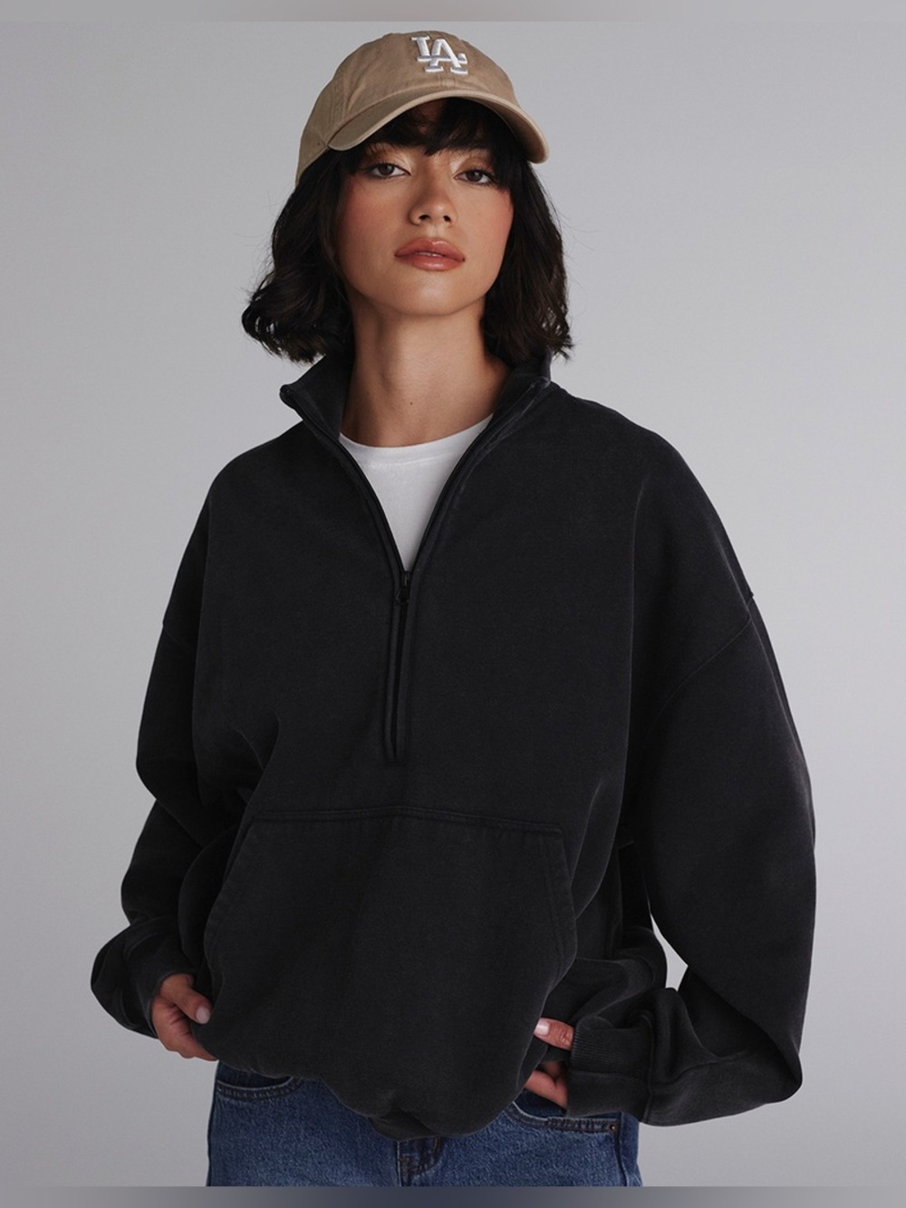 Half-Zip Womens Sweatshirt
